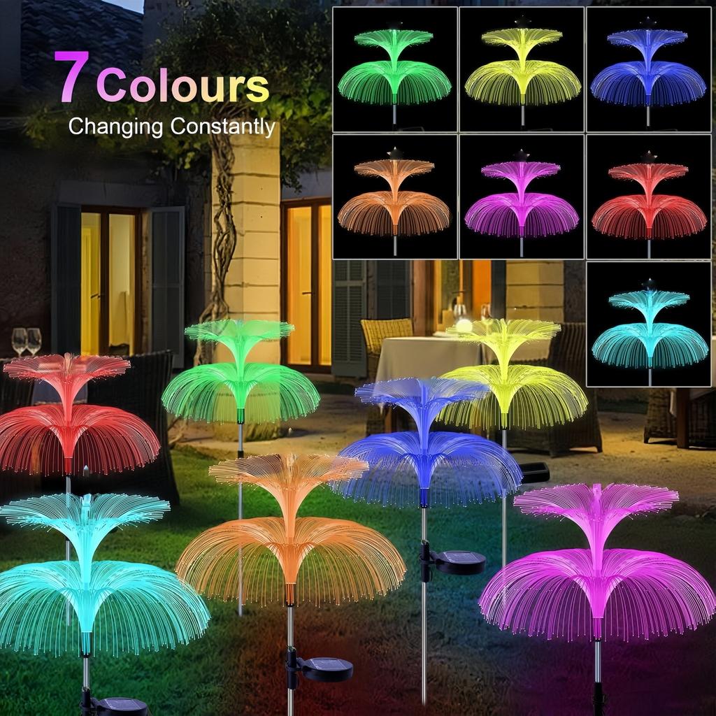 Christmas Jellyfish Garden Light Solar RGB Conversion Light Suitable for Wedding , Courtyards, Lawn Terraces Christmas Decoration