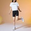 Converse Crop Tops Women's White Crew Neck Moderate 10024771-A04