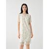 JUZUI Elegant Heavy Embroidered Straight Dress