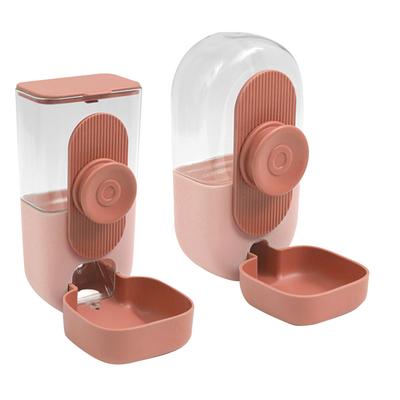 Hanging Pet Food Dispenser 75 Degrees Tilt Automatic Easy Installation Cat Food Water Feeder for