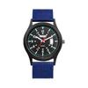 Simple Waterproof Men's Watch: Luminous Luminous Arabic Numerals Simulated Military Watch Outdoor 24 Hour Luminous Pointer Quartz Large Dial - Blue