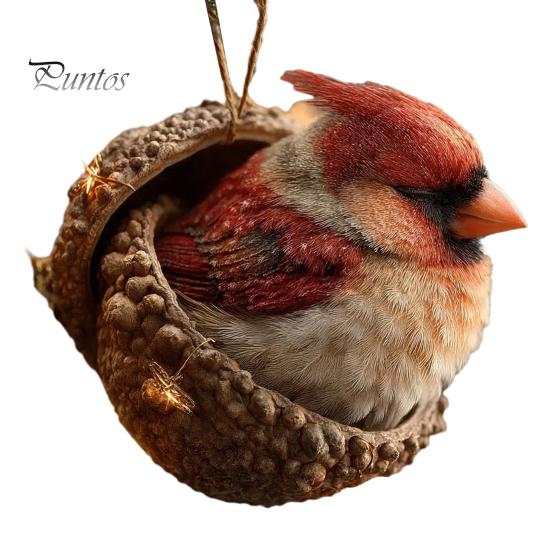 Acorn Ornament Collection Forest Animal Ornaments Acrylic Pine Cone Christmas Owl Tree Decorations Decoration Rustic Nature-Themed Home Decor