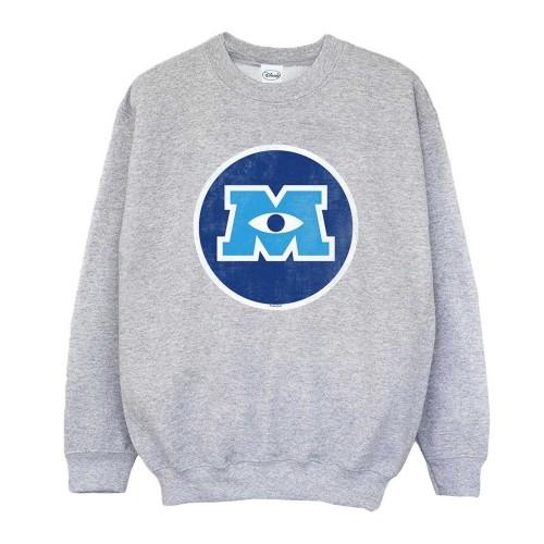 Disney Mens Monsters University Monster Emblem Sweatshirt