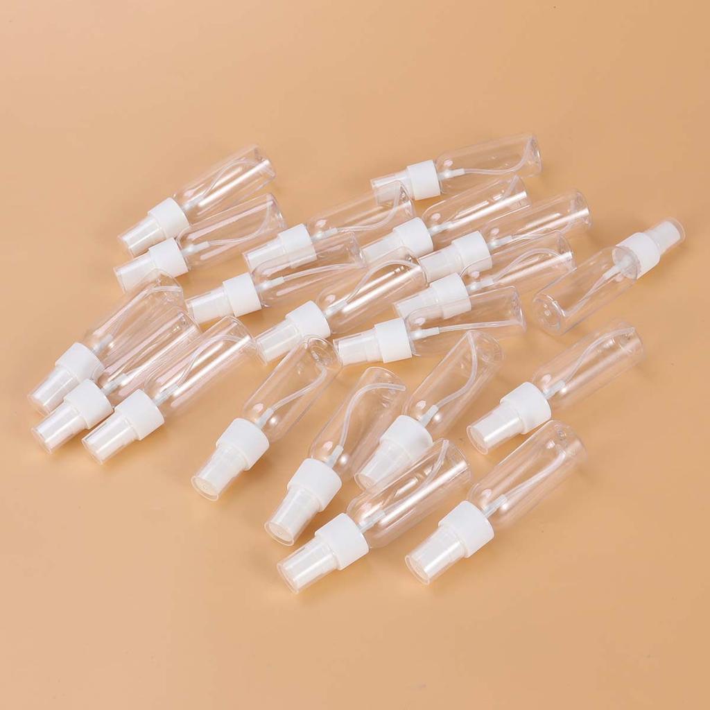20Pcs 30Ml Small Refillable Spray Bottles Premium Non Toxic Eco Friendly Portable for Travel Outing Essential Oils Lotions Clean