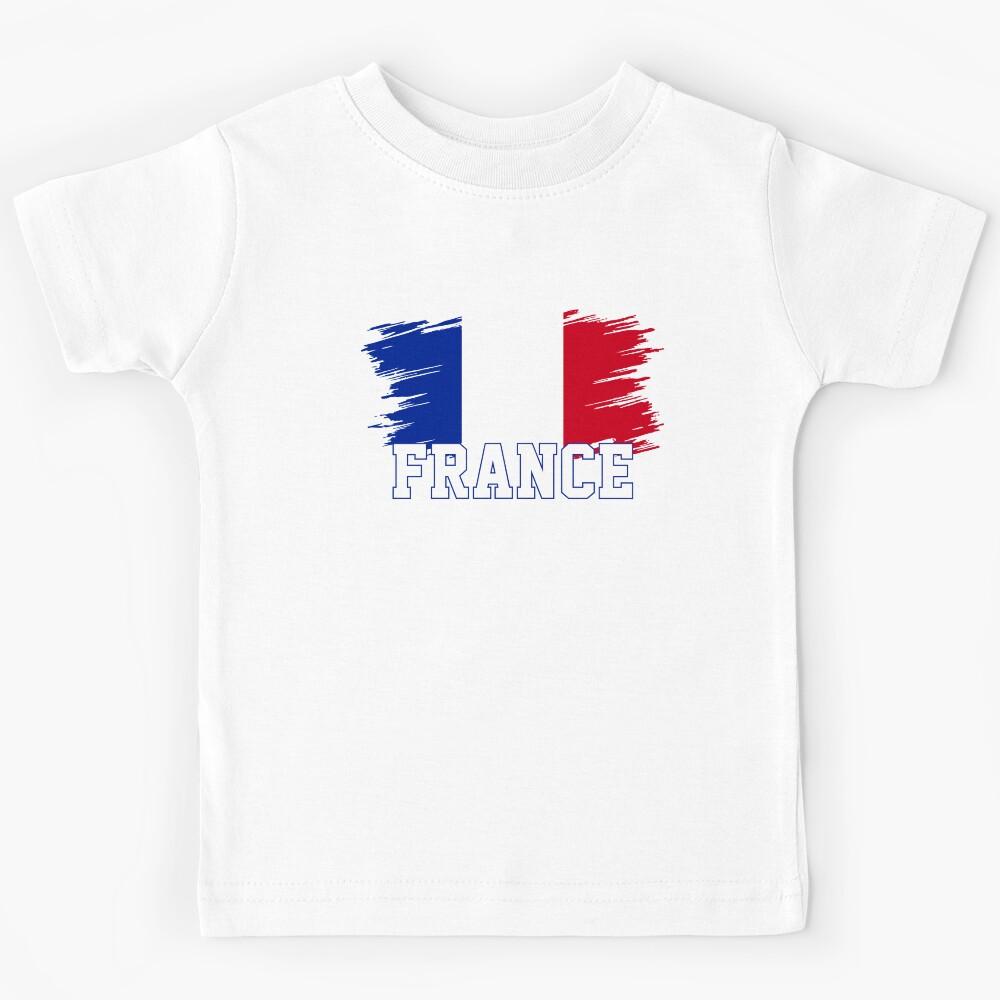 Men Women France Sports National Pride French Flag France Flag Kids T-Shirt 120