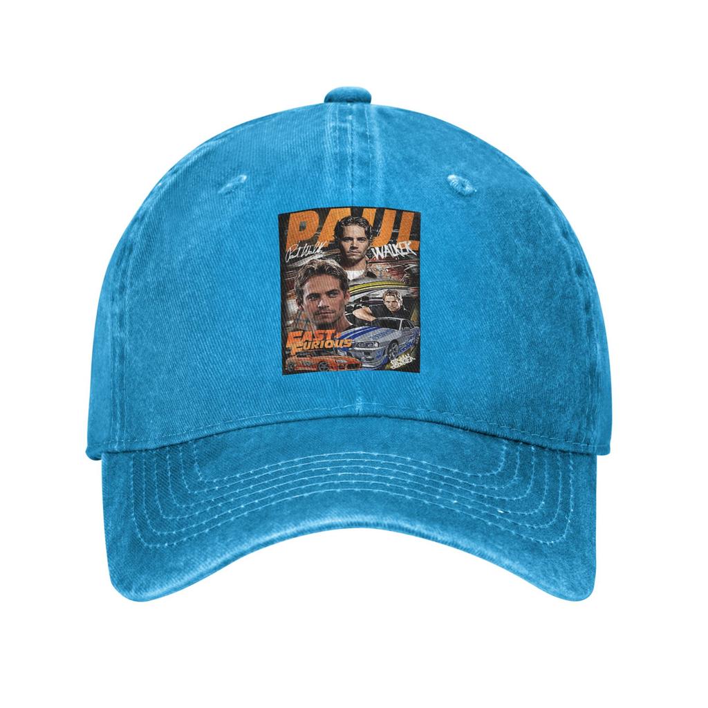 Cappellini Fast & Furious Moda Cappelli in Tessuto di Denim Regolabili all'Aperto Berretto Hip Hop Baseball Cappello da Cowboy per Unisex