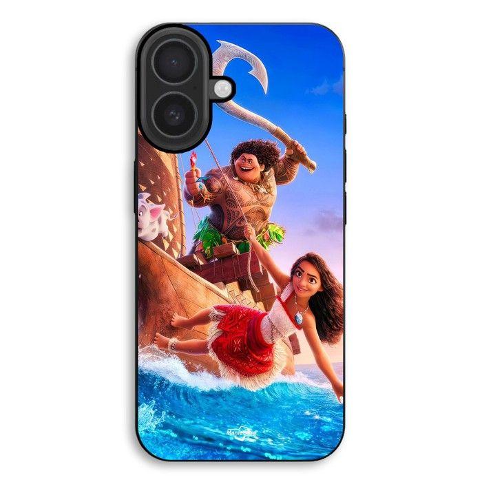 Coque de téléphone - MANIACASE - iPhone 17 - Silicone TPU - Souple - Vaiana Maui Disney anime
