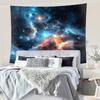 Riyidecor Galaxy Nebula Tapestry 59Wx51H Inch Outer Space Blue Starry Sky Night Fantasy Cosmic Universe Solar System Mystical Wall Hanging for Kids