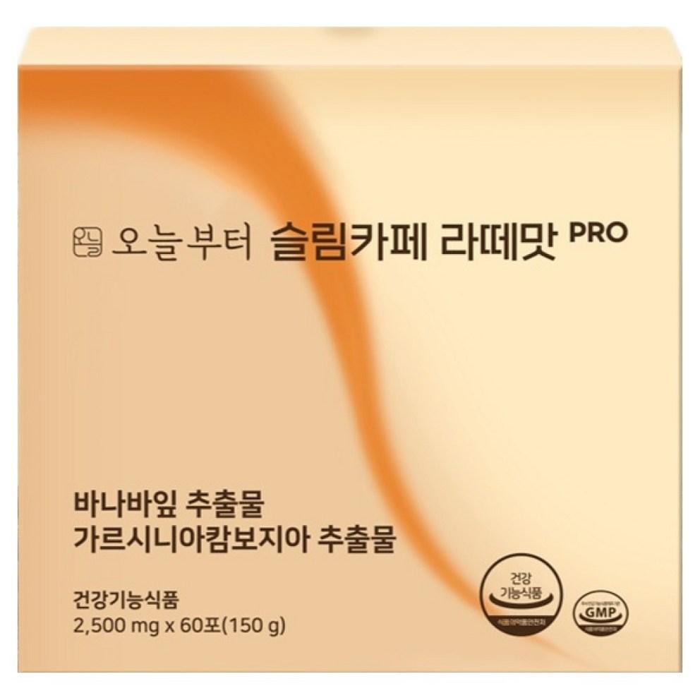 Slim Cafe Latte Flavor PRO Diet Coffee 60pcs, Total 150g