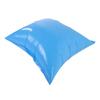 Poolkissen für Aufstellpool PVC-Poolabdeckung Luftkissen mit 2 Seilen Überwinterung Eis-Ausgleicher Aufblasbares Abschluss-Winter-Kit Quadratisch