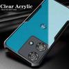 Custodia Posteriore Corazzata in Silicone Antiurto Acrilica Per Motorola Moto G75 G84 G34 G06 G35 G85 5G G15 G56 G86 G57 G67 G77 G17 Power Edge 50 60 70 Fusion
