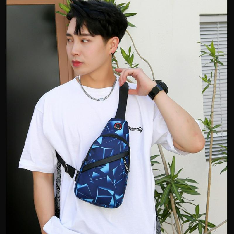 Large Capacity Shoulder Bag, Stylish Chest Bag, Lightweight Outdoor Sports Crossbody Bag, Casual Couple'S Backpack