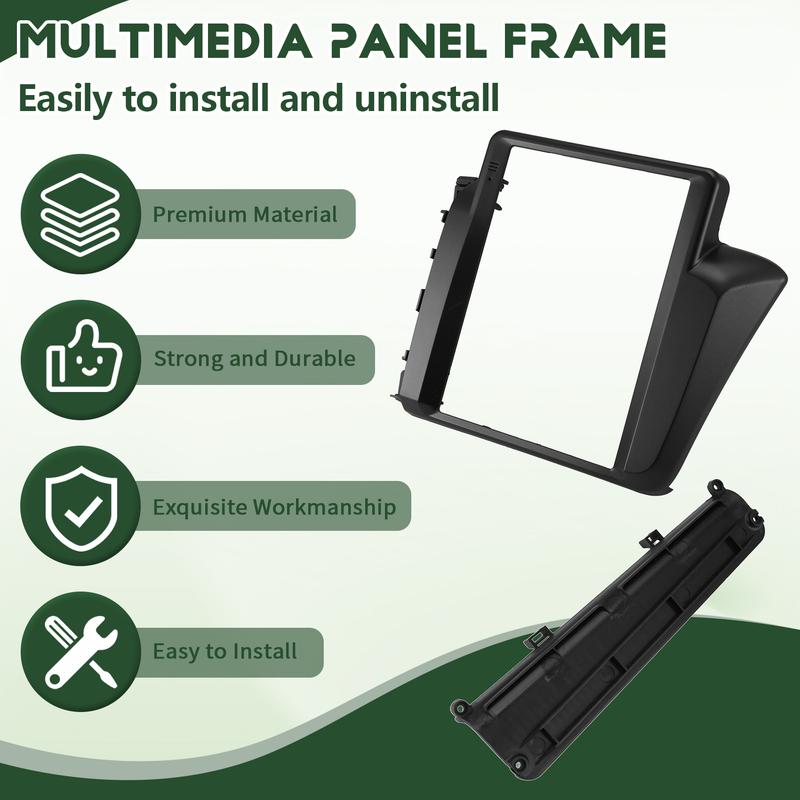 A58X-Car Multimedia Panel Frame For Honda Civic 2012 2013 2014 2015 For 9 Inch Android Stereo Panel чёрный
