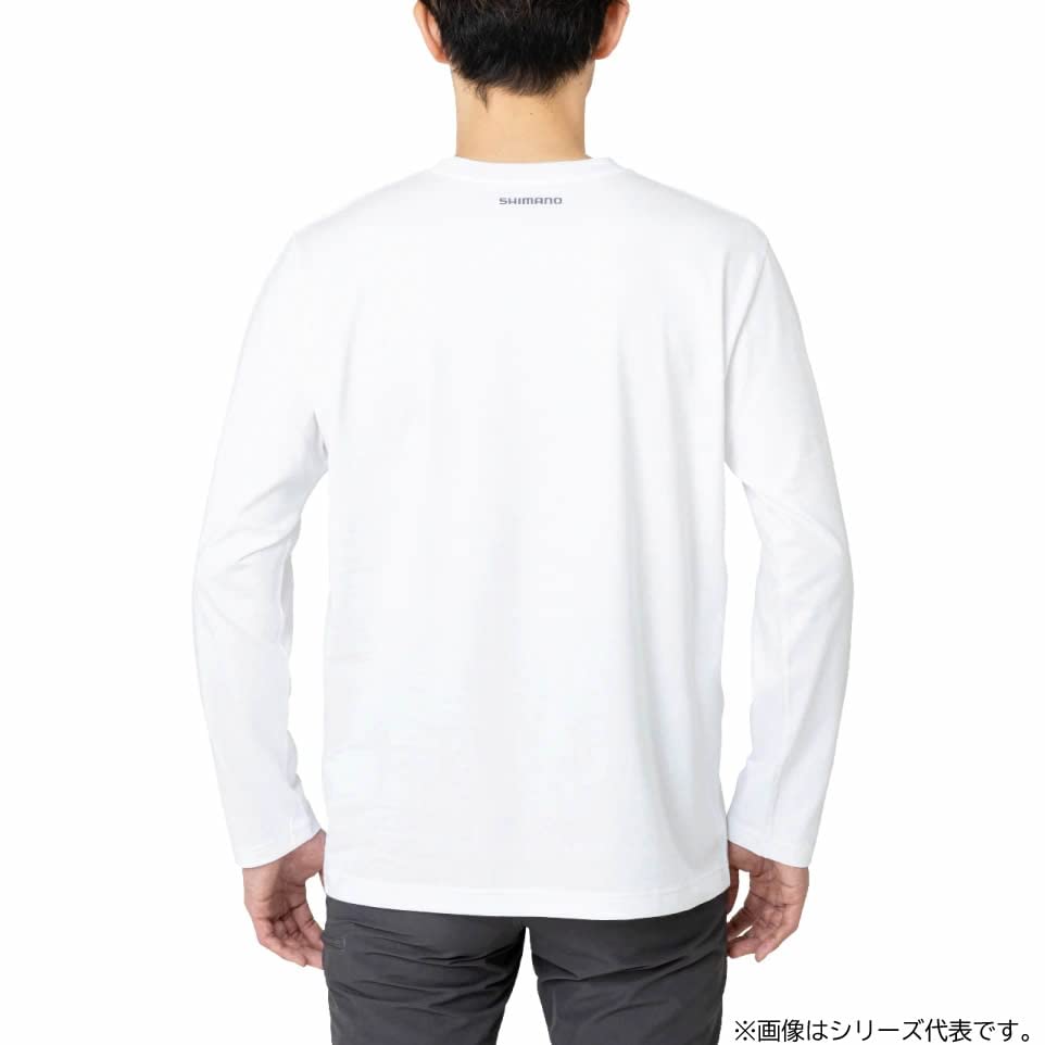 Shimano Cotton Logo Long Sleeve Gray WM SH-011V