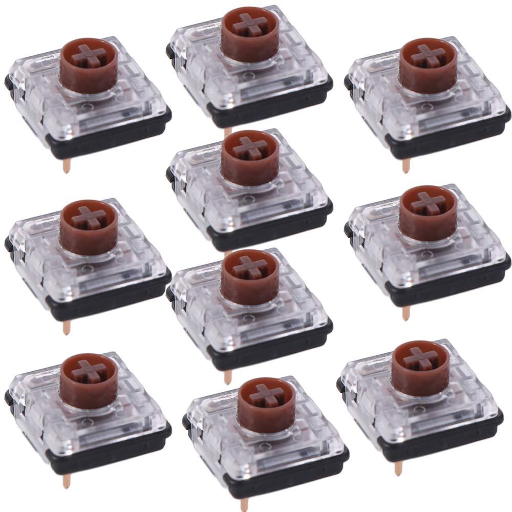 10pcs Acrylic Choc V2 Low Profile Switch High Ultrathin Mini Low RGB Key Keypad Knocking Custom Low Profile Switch