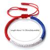 France Chile Netherland Flag String Bracelet Women Coulorful Rope Braided Bangles Men High Quality Bracelets Couple Jewelry Gift