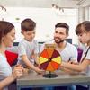 Desktop Prize Turn Plate Fortune Wheel Spinnings Game Lucky Draws Rotating wheels Erasable Fortune Wheel