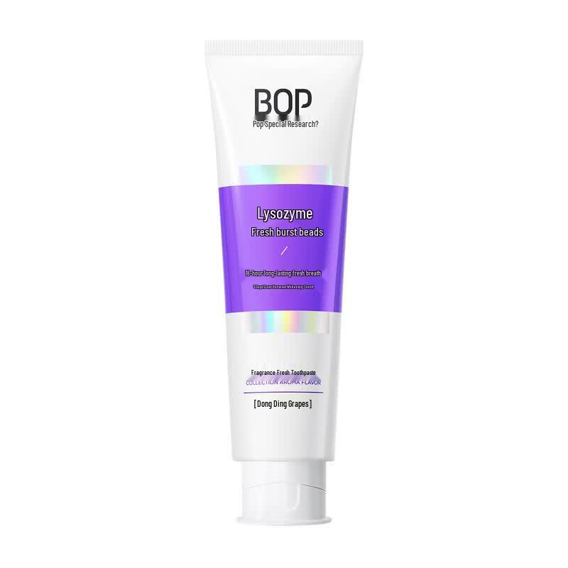 Bop Lysozyme Burst Bead Fresh Breath Toothpaste