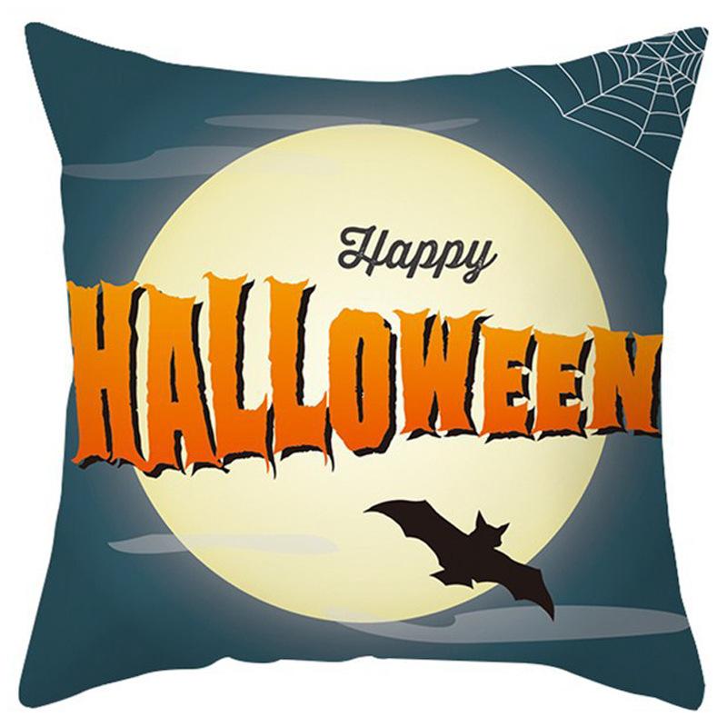 New Halloween Pillow Cover Home Decoration Spoof Pumpkin Sofa Waist Cushion Cushion Cover Pillow Cover