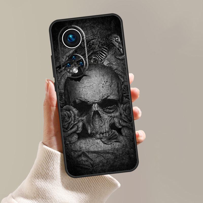 Gothischer Raben-Case für Honor Magic 8 7 6 5 Pro 400 200 50 70 90 Lite X8c X8b X9a X9b X9c X9d Win RT Hülle