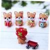 ERINGOGO Needling Felting Shiba Inu Plush Toy DIY Wool Felting Kit with Colorful Handmade Craft Kit, Set, Beginner's Wool,