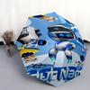 1 PC Automatic Folding Umbrella - ASTRO BOT Custom Name Pattern, Portable & Foldable Design with 8 Ribs, Christmas Birthday Gifts