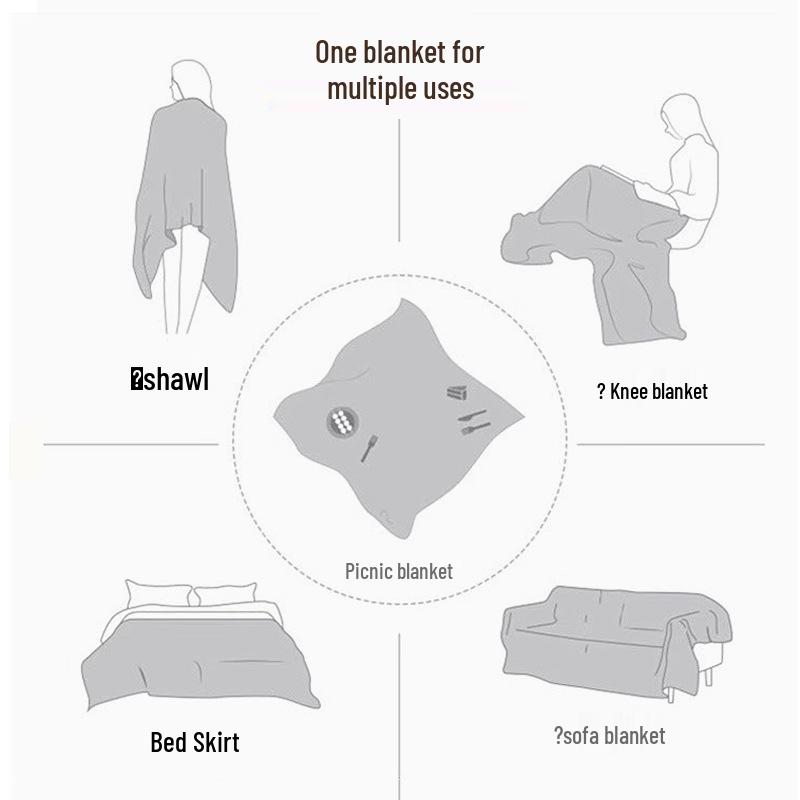 Bohemian Picnic Mat - Outdoor Camping Tablecloth & Moisture-Proof Blanket