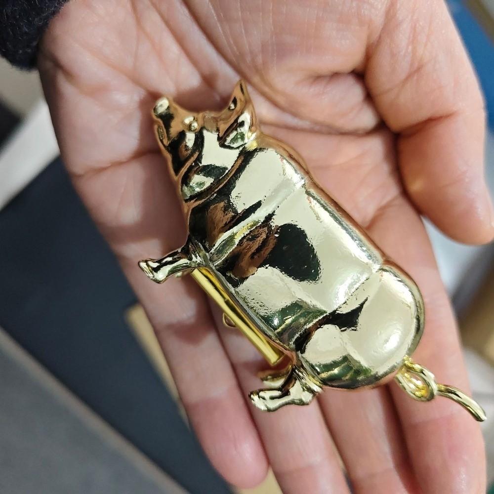 Festival Gifts Metal Pig Mini Tape Measure Unique Vintage Pig Statue Tape Measure Pigs Figurine Animal Tape Measure Sewing Tool