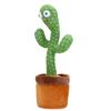 Cactus Magic Dancing Voice Replay Function LED Lights Sings Talks Dances Funny Interactive Plush Birthday Gift Hot Decoración