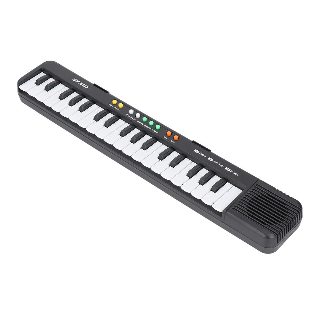 37 Key Piano for Kids 24 Songs 3 Tones 8 Rhythms Electronic Portable Piano Keyboard with Microphone