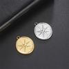 My Shape 5 pcs Small Sun Charms DIY Summer Anklets Bracelet Necklace Stainless Steel Pendants for DIY Jewelry Making