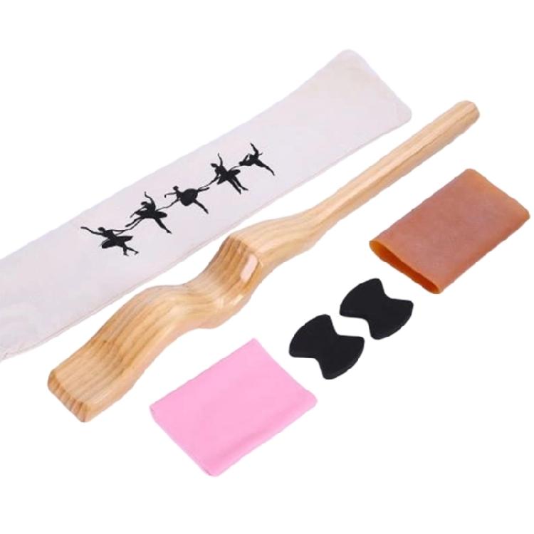Professional Wooden Ballet Foot Stretcher Set Compacts Light Weight Dance Stretching Equipment Arch Enhancer Enduring
