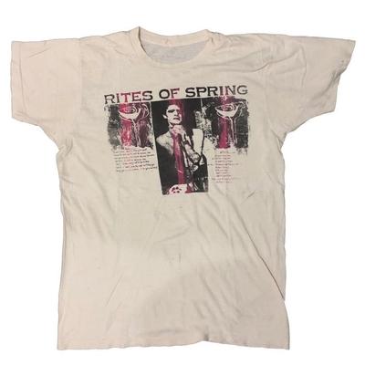 Anni '80 Riti della Primavera Colore Beige Camicia Regalo Stampa Unica