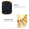 European and American old money style retro sunflower stud earrings female black crystal exaggerated design texture