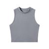 Women's Spring/Summer 2025 Slim Fit Sleeveless Crop Top - Spicy Girl Style Round Neck Camisole