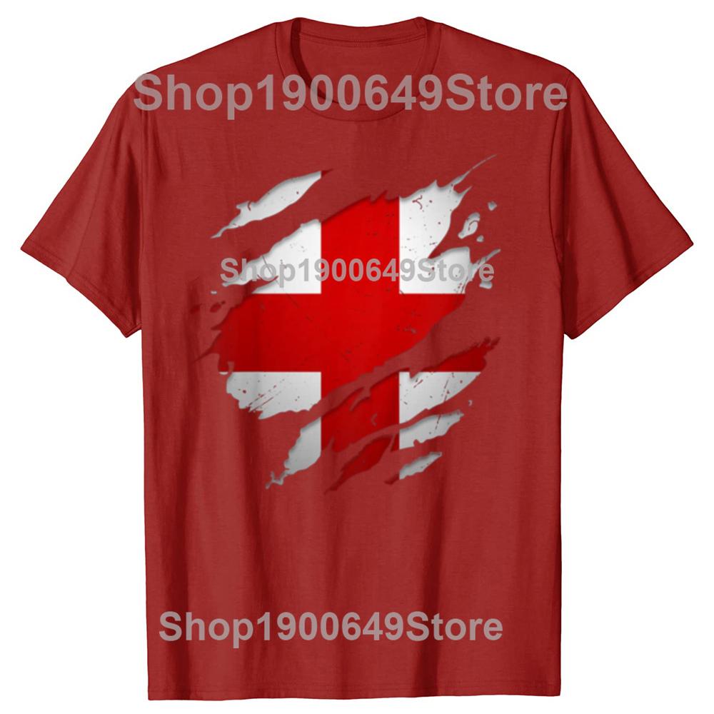 Funny Proud English England Flag T Shirts Summer Graphic Cotton Streetwear Short Sleeve Birthday Gifts Tshirt Mens Clothing