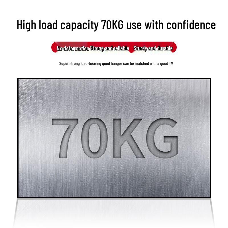 Heavy-Duty Universal Fixed TV Wall Mount Bracket