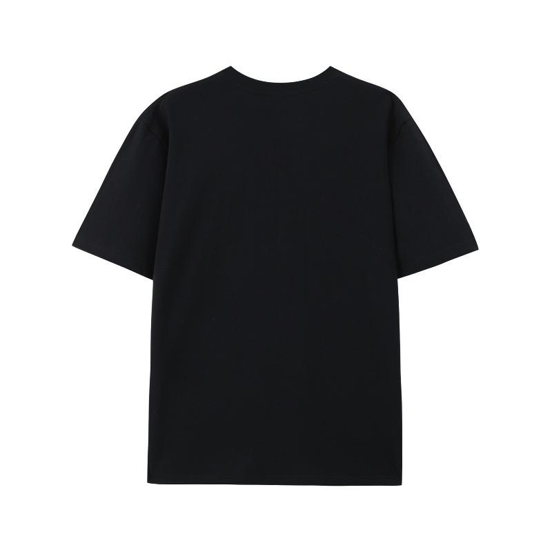 European sizes Sunglasse Castle Pattern Print Short Sleeve, Round Neck T-Shirt, Men's Casual Tops Suitable for Daily Wear And Vacation