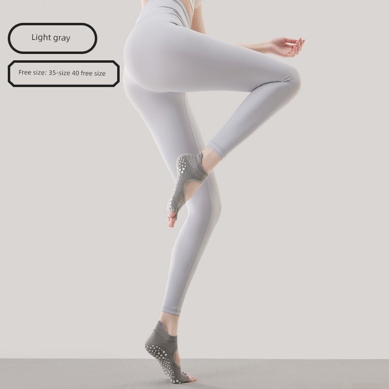 

New Arrival Split Toe Yoga Socks Non Slip Professional Women Toe Socks Pilates Socks Summer Workout Non Slip Yoga Socks Fresh soot 1 pair