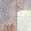 1pcs 5D Nail Art Stickers Soft Relief Freesia Peony Tulip Flower Embossed Mixed Petal Leaf Self Adhesive Nail Decorations