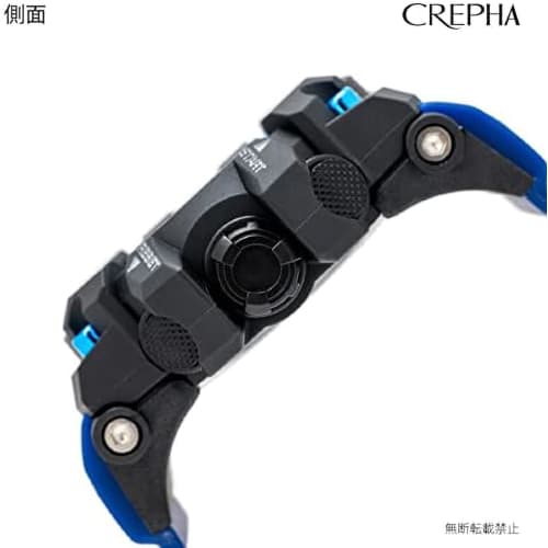 Klefer Men's Digital-Analog Waterproof Wristwatch with Stopwatch and Urethane Strap, Black, TS-AD095-BL