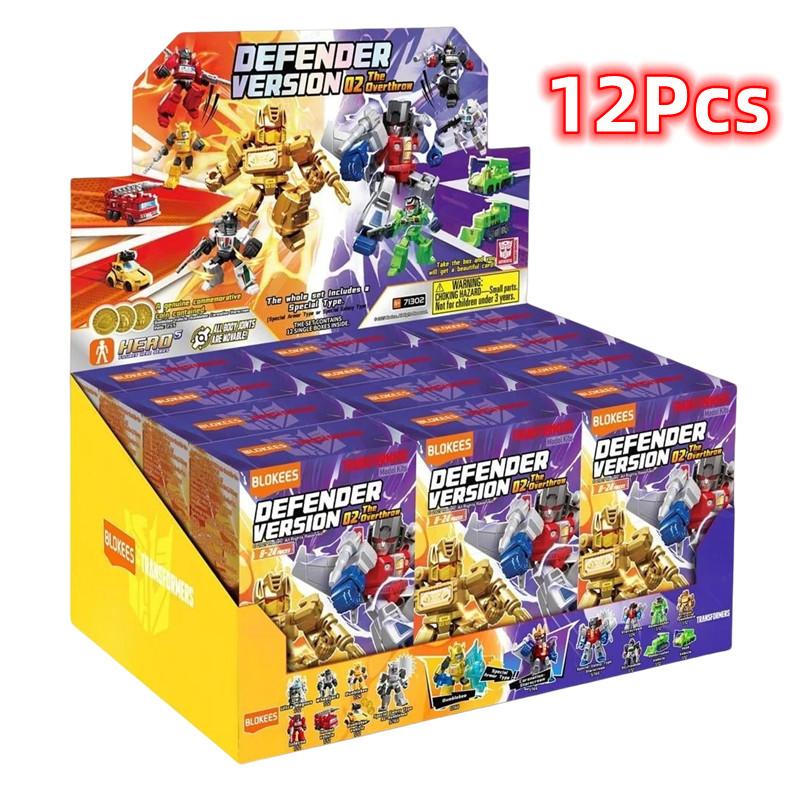 Non-Toxic Original Transformer Blind Box Toys Defender Version 1 2 3 Optimus Prime Starscream Bumblebee Building Blocks Action Figure