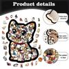 135-piece Morandi-colored Cat-shaped Puzzle Macaron Color Small Cat Puzzle Ornaments Cut Cat Pieces Animal Small Cat Decorative
