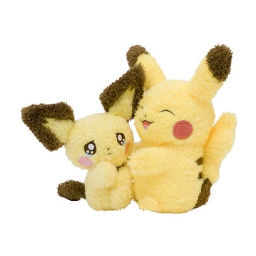 

Pokémon Center Original Trembling...Mugyu! Plush Toys: Crying Pichu & Pikachu