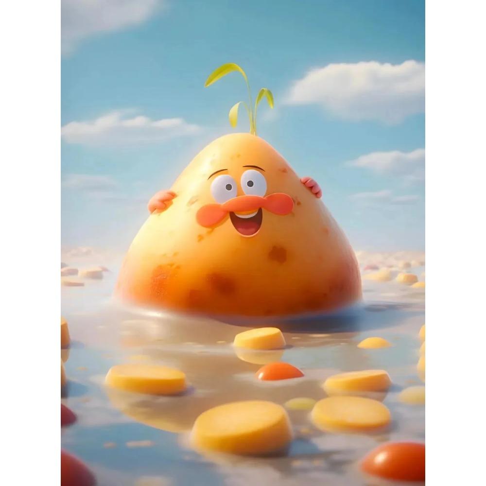 Diamond Painting Full Drill Luminous Butterfly Round Diamond Painting Handmade Fruit Cute Cat Animal Diy Diamond Mosaic Painting Home Decoration