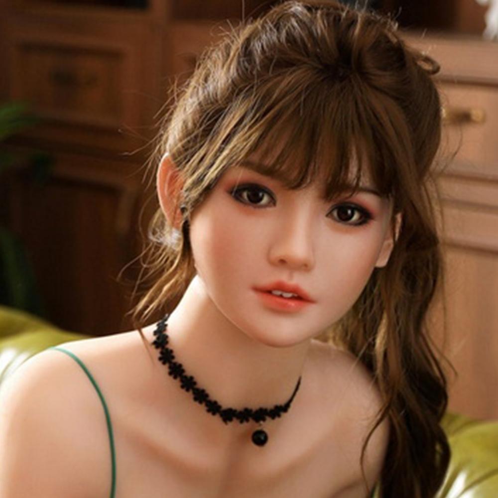 Replaceable TPE Head for Sex Dolls (Fits 130-180CM Bodies) - Upgrade Your Doll's Realism with a Wig-Compatible, Lifelike Head