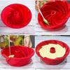 2 Pack Silicone Bundt Cake Pan, Fluted Pound Jello Baking Molds, 9.5'' Non-stick Round Tube Cake Pan Mold For Jello, Buntcake, Gelatin, Bread, Birthda