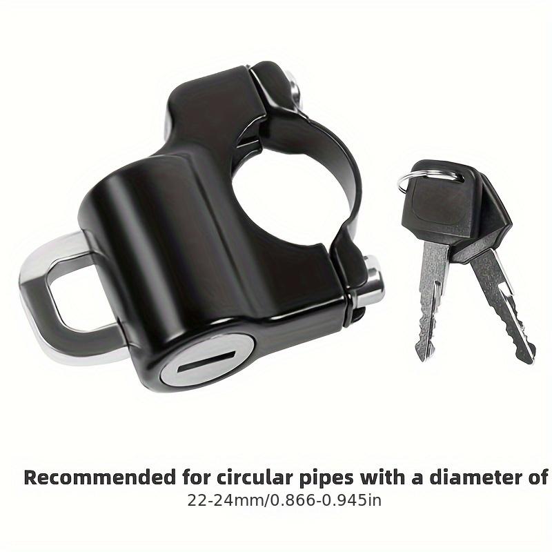 Universal Metal Motorcycle Helmet Lock, Anti-Theft Fixed Lock, Multi-Functional Electric Safety Motorcycle Accessory