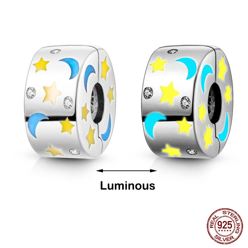 

Новые оригинальные браслеты хамелеон светящийся светлячок бабочка 925 серебряные подвески бусины для женщин DIY изготовление ювелирных изделий