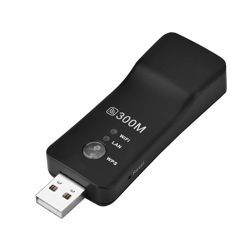 Ripetitore WiFi Wireless USB Mini 300M Amplificatore di Segnale AP Adattatore di Rete per Smart TV